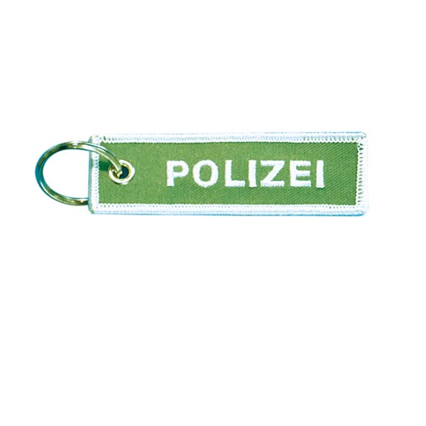 MMB Schlüsselanhänger Polizei - grün